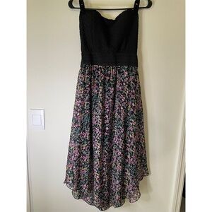 No Boundaries Strapless Floral Sundress